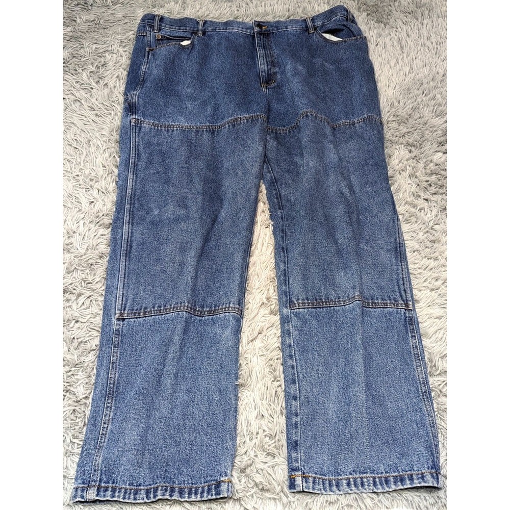 Guide Gear Mens Utility Jeans‎ Size 46x32 Reinforced Leg Panel Hunting Outdoors